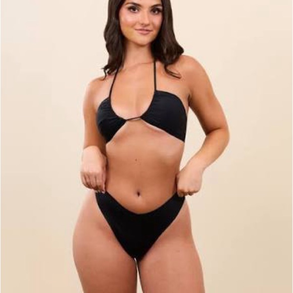 Penfield High Waisted Thong Bottoms Black X-Small XS
